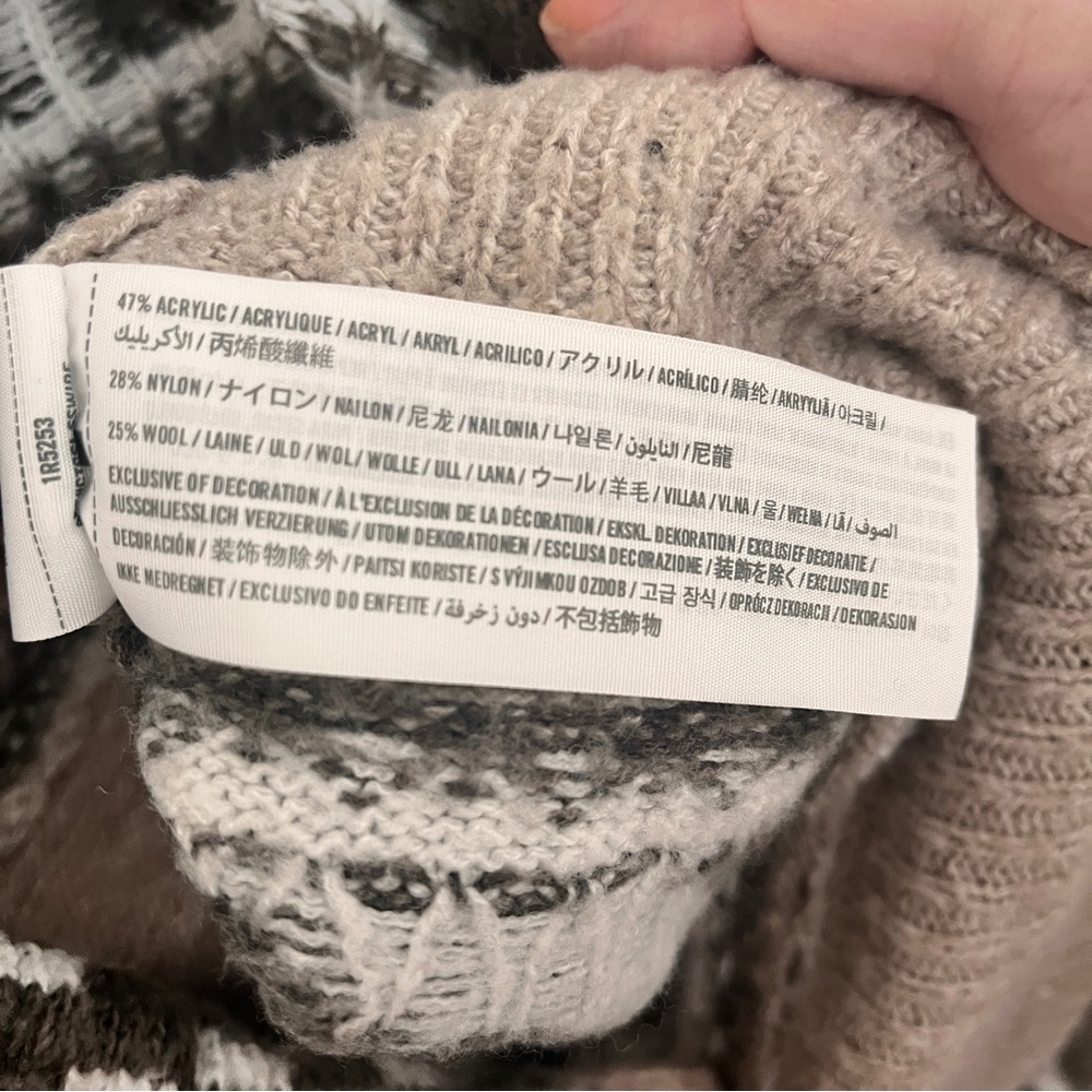 Abercrombie & Fitch Wool Blend Waterfall Cardigan Sweater - XS/S - Picture 5 of 5
